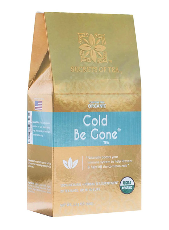 Secrets of Tea Cold Be Gone Relief Tea, 20 Tea Bags
