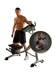Maxstrength Abs Coaster Abdominal Trainer for Weight Loss & Stomach Muscles, Silver