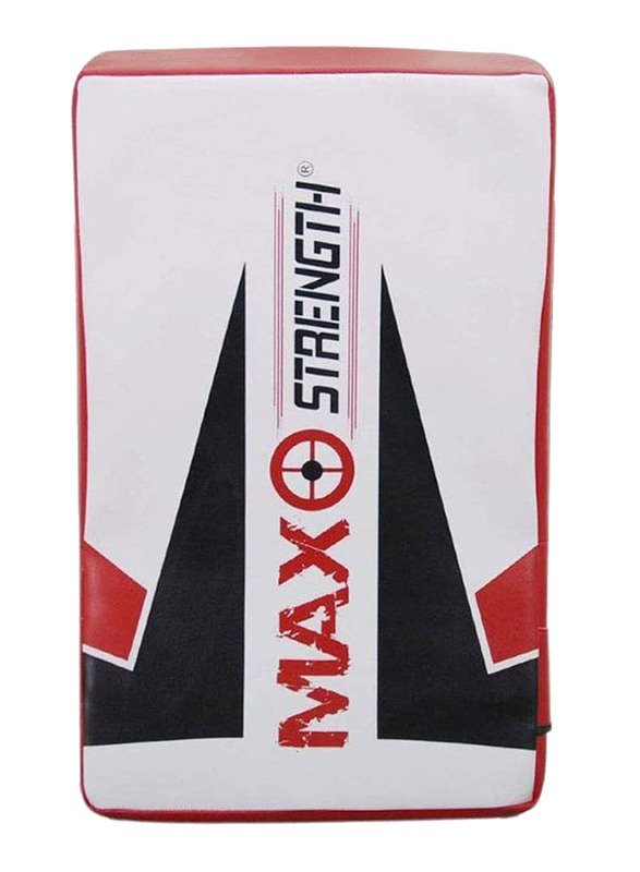 Max Strength Gel Kick Strike Shield, White/Red