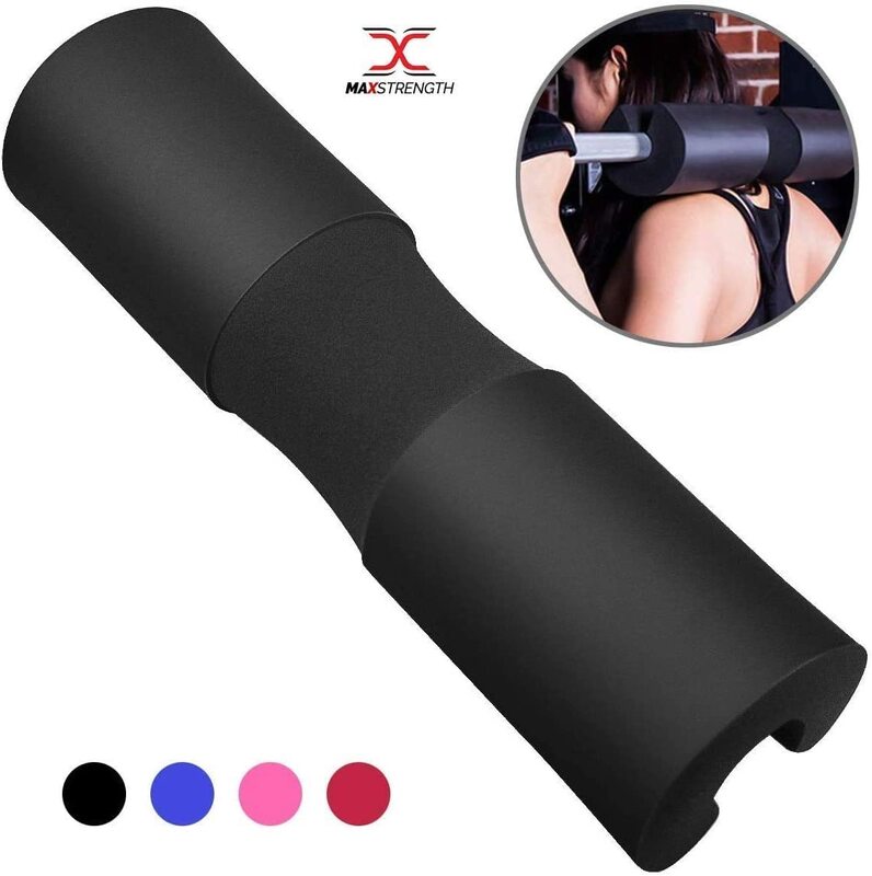X MaxStrength Support Sponge Neck & Shoulder Protective Pad for Squats, One Size, Black