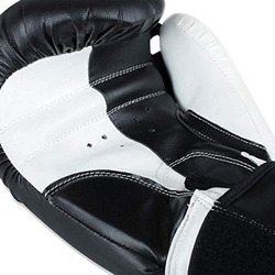 Max Strength 16-oz Boxing Gloves, Black/White