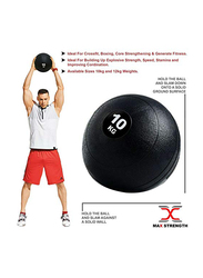 Maxstrength Medicine Slam Rubber Balls for Core Training & Cardio Workouts, 7KG, Black