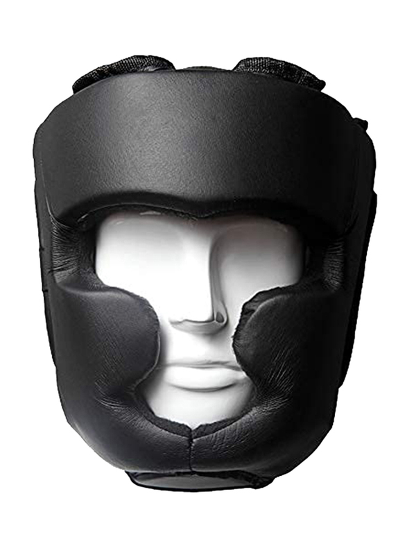 Maxstrength Junior Headgear for Protection & Training for Boxing & MMA, Black