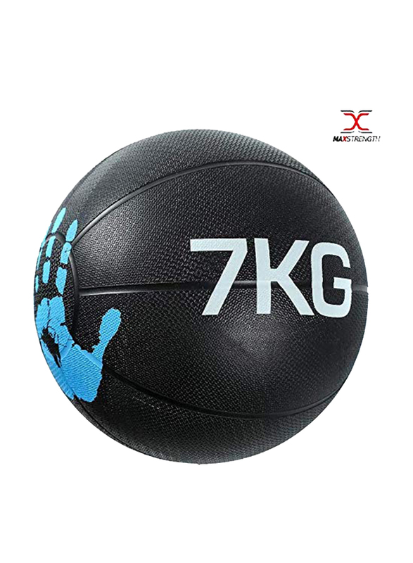 Maxstrength Medicine Ball for Lifting Fitness, Muscle Building, 7KG, Multicolour