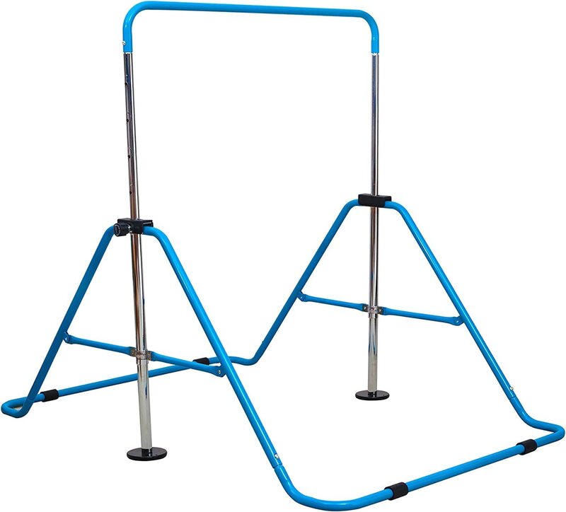 X MaxStrength Expandable Gymnastics Bars, Blue