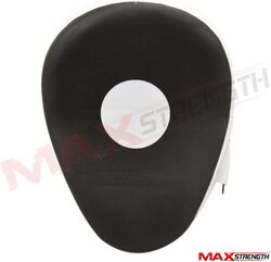 MaxStrength L-XL Focus Pads Boxing Bag Gloves Set, Black/White