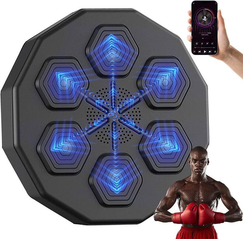 

Max Strength Wall-Mounted Smart Boxing Training Pad with Lights & Bluetooth Sensor for Reaction & Coordination