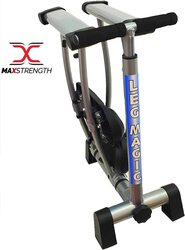 MaxStrength Metal Leg Stretcher for Martial Art, Workout, Gym, Silver