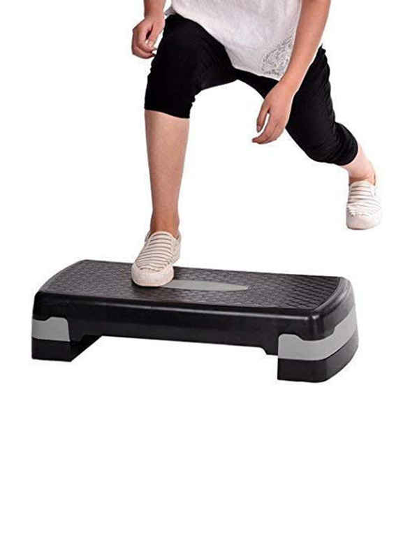 Maxstrength Aerobic Step Adjustable Step Levels for Home Gym, Multicolour