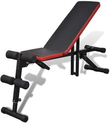 X MaxStrength Weight Lifting Adjustable Bench, One Size, Black