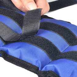MaxStrength Adjustable Ankle Wrist Weights Gym Equipment, 2 x 500gm, Blue