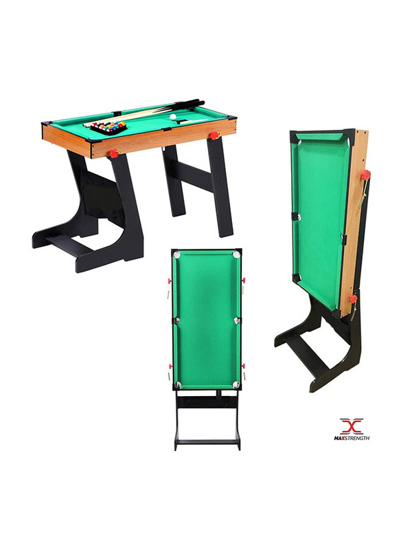 Max Strength Pool Table, Green/Black