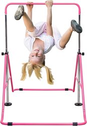 X MaxStrength Expandable Gymnastics Bars, Pink