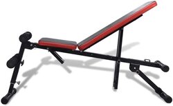 X MaxStrength Weight Lifting Adjustable Bench, One Size, Black