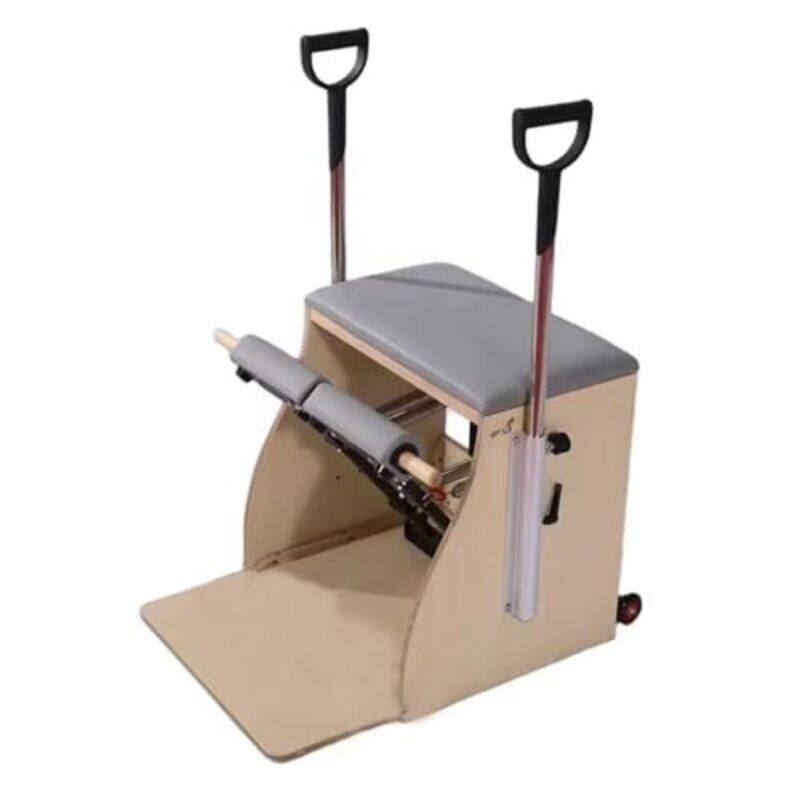 

Max Strength Wooden Pilates Stability Chair Yoga & Fitness Balance Stool for Home & Gym