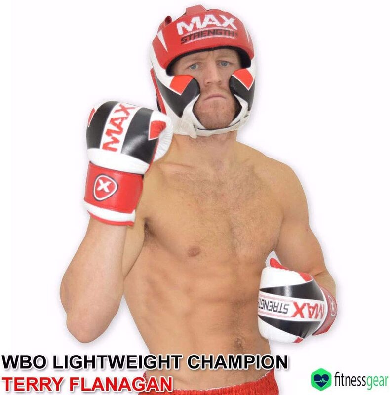 MaxStrength 12oz Boxing Gloves Plus Speed Ball Muay Thai Hanging Bag & Boxing Training Set, Multicolour