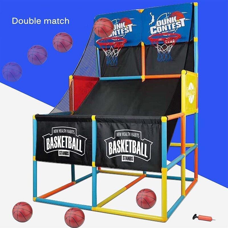 X MaxStrength Basketball Arcade Game Set With Basketball, Multicolour