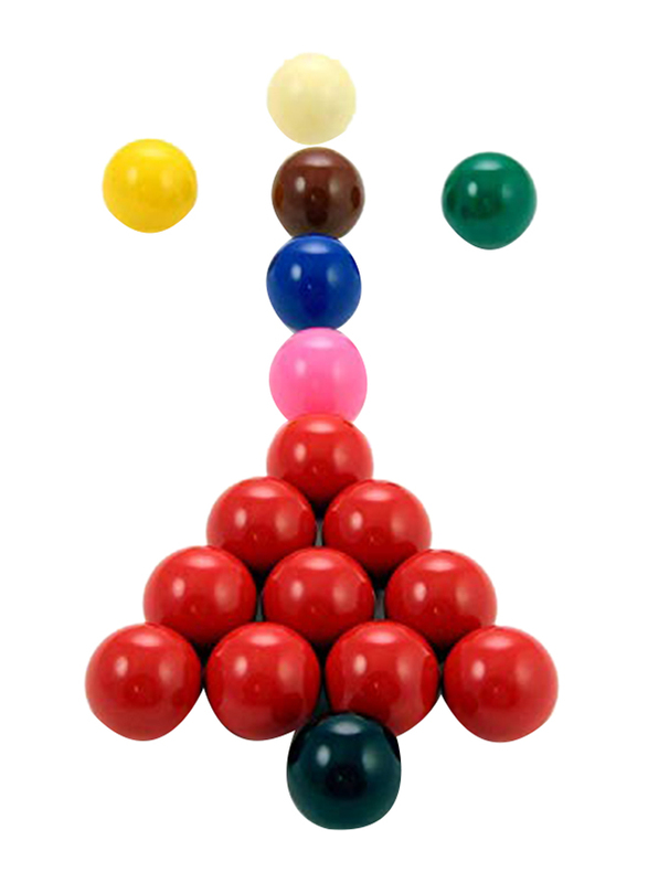 Maxstrength Snooker Ball Set, 17 Pieces, Multicolour