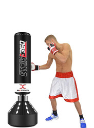 Max Strength Free Standing Heavy Duty Punch Bag, 5.5ft, Black