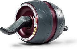 MaxStrength AB Carver Pro Roller/Wheel with Knee Pad Mat Automatic Rebound & Multiple Angles Core Workouts, Multicolour