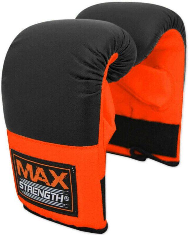 

MaxStrength L-XL Training Workout MMA Sparring Boxing Gloves, Black/Red