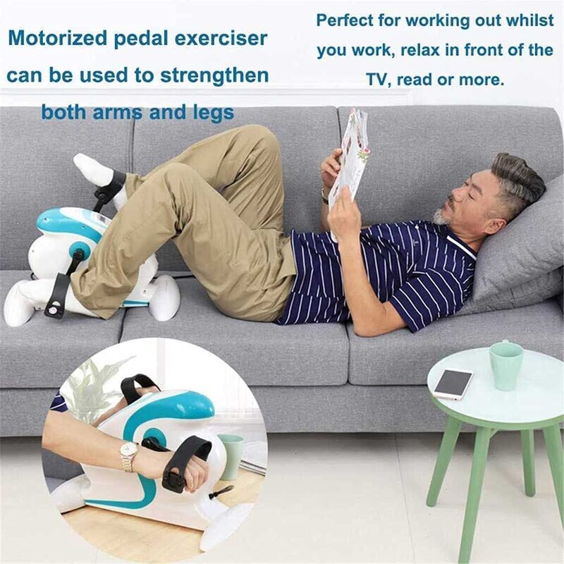 X MaxStrength Fitness Master Gym Mini Leg Arm Cardio Exercise Bike, Multicolour
