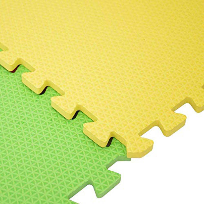 Maxstrength 60cm Play Puzzle Plain Foam Mat Set, 4 Pieces, Multicolour