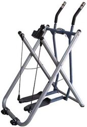 MaxStrength Gazelle Elliptical Air Walk Trainer Machine, Silver