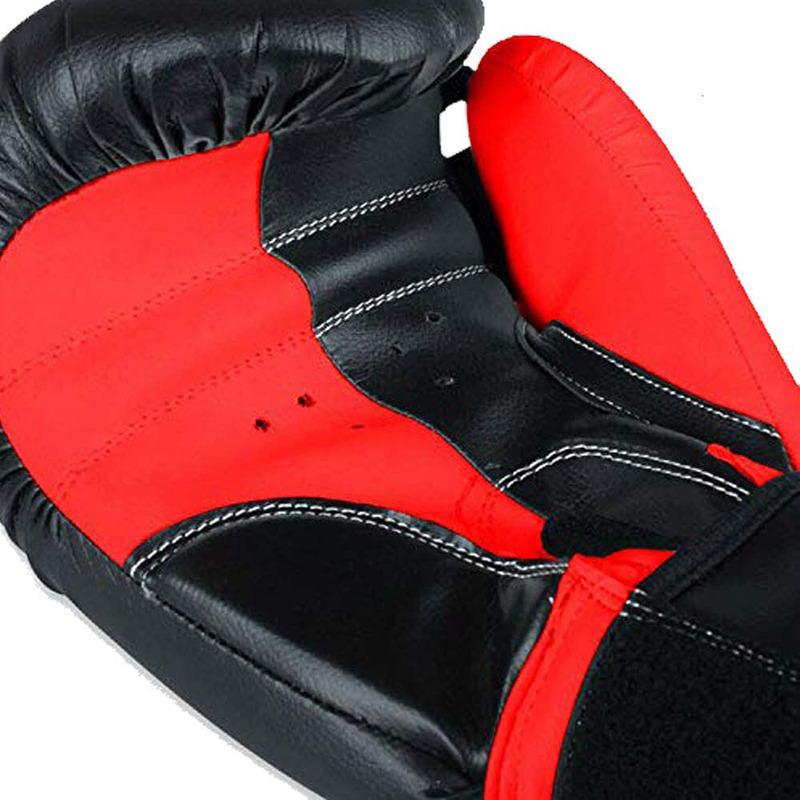 Max Strength 6-oz Boxing Gloves, Red/Black