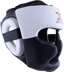 MaxStrength Large Boxing Headgear for Protection & Training, Black