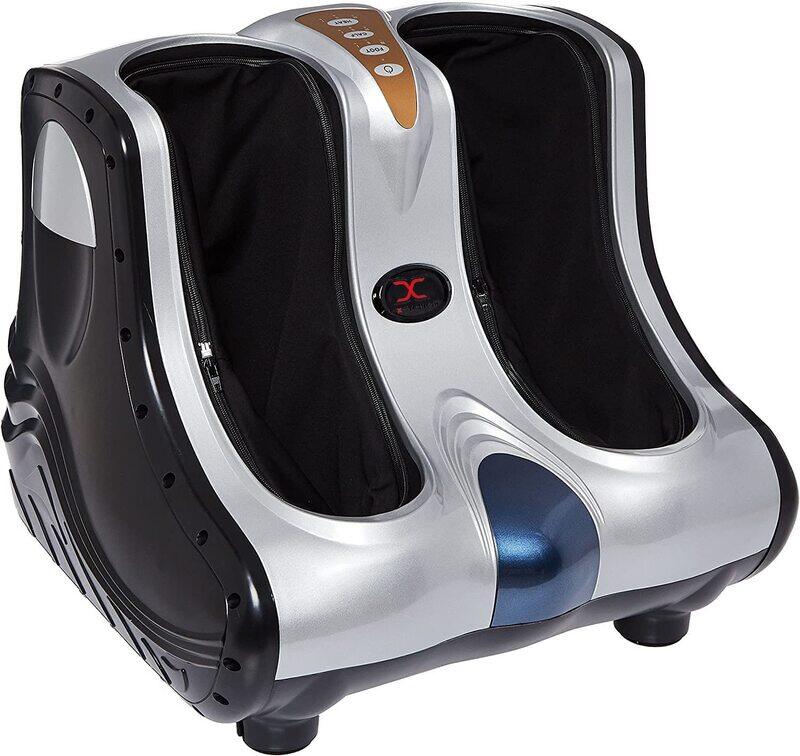 

MaxStrength Kneading Rolling Foot Ankle Calf and Legs Massager, Silver