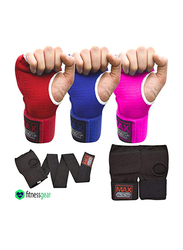 Maxstrength Medium Boxing Hand Wraps Inner Gloves, Red