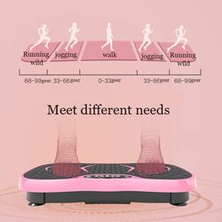 MaxStrength Heavy Duty Vibration Plate Platform Exercise Machine For Whole Body Viberation & Professional Massage with Belt, Assorted Colours, Multicolour