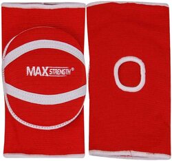 X MaxStrength Gel Filled Knee Pads Cap & Knee Support Made of Elasticated Material-Senior, 2 Piece, Red