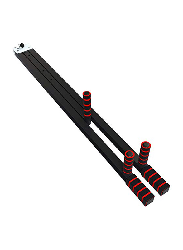 Maxstrength 3 Bar Leg Stretcher Machine for Stretching Flexibility in Dance/Karate/Taekwondo, Black