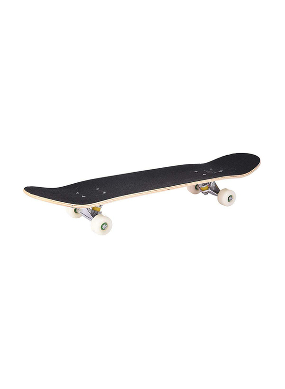 Maxstrength 7 Layer Maple Wood Skateboard for Kids, Ages 5+, Black