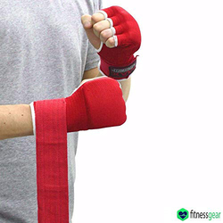 Maxstrength Medium Boxing Hand Wraps Inner Gloves, Red