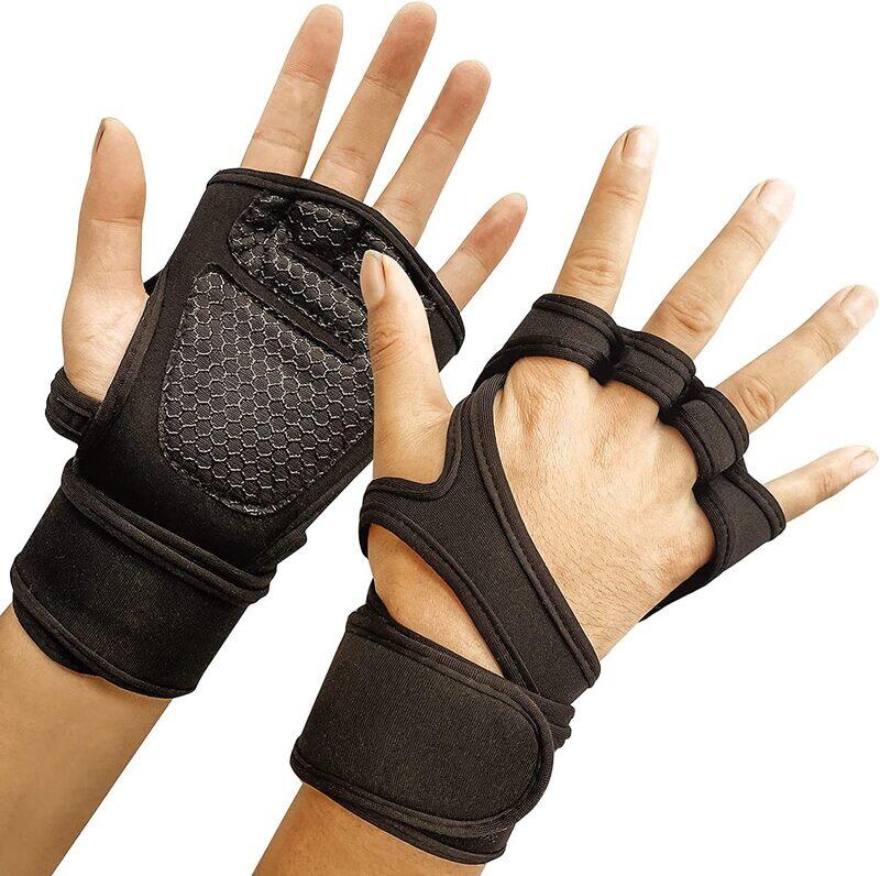 

X MaxStrength Cross Training Gloves, 2 Piece, Black