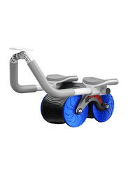 X Maxstrength Professional Ab Roller Wheel Fitness Ab Machine without Timer, Blue/Black