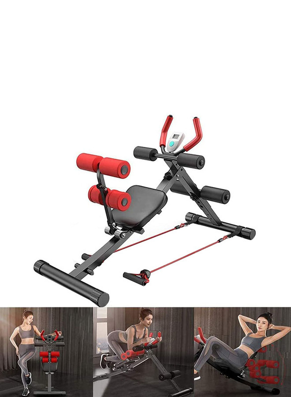 Max Strength Multifunctional Home Gym, Black/Red