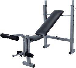MaxStrength Weight Lifting Foldable Bench For Incline And Flat Chest Press Exercises, Multicolour