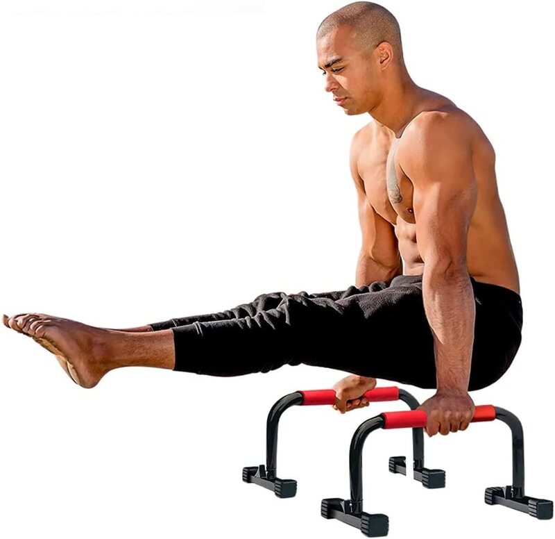 X MaxStrength Parallettes Bars for Push Ups and Dip, One Size, Multicolour