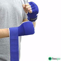 Maxstrength L-XL Hand Wraps for Boxing Inner Gloves, Blue