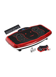 Max Strength Fat Burning Vibration Plate Fitness Massager, Red/Black