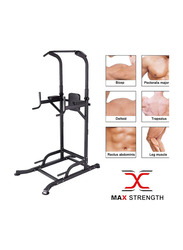 Max Strength Power Tower Multi-Function Pull Up Rack, Black