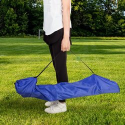 X MaxStrength Adjustable Height Portable Badminton & Tennis Net With Poles Carrying Bag, 6 Meter, Blue