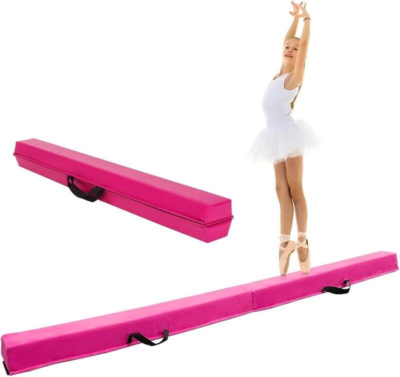 

Max Strength Adjustable Professional Balance Beam Elevate your Gymnastic Skills (Random Color 8 FT)