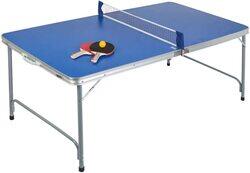 X MaxStrength Mini Table Tennis Table With 2 Paddles 3 Ping Pong Balls, Multicolour