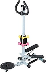 X MaxStrength 3-in-1 Multi-Function Stepper with Twister, Silver/Black