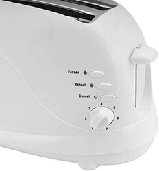 Geepas 1100W 4 Slices Bread Toaster, Crumb Tray, Cord Storage, 7 Settings With Cancel, Defrost & Reheat Function 